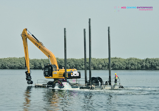 modular barge drum cutter